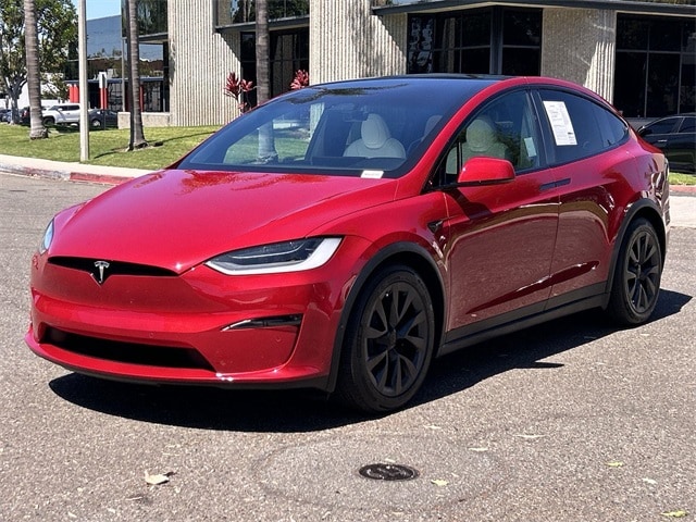 Used 2022 Tesla Model X Plaid with VIN 7SAXCBE63NF354718 for sale in Huntington Beach, CA