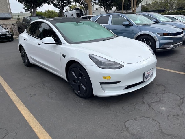 Used 2022 Tesla Model 3 Base with VIN 5YJ3E1EA2NF376648 for sale in Huntington Beach, CA