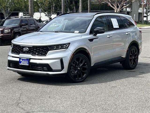 Used 2021 Kia Sorento SX with VIN 5XYRK4LFXMG049814 for sale in Huntington Beach, CA