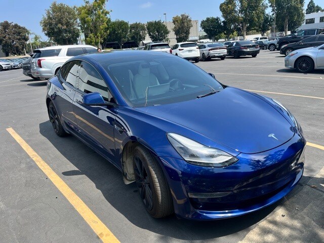 Used 2021 Tesla Model 3 Base with VIN 5YJ3E1EA1MF093785 for sale in Huntington Beach, CA