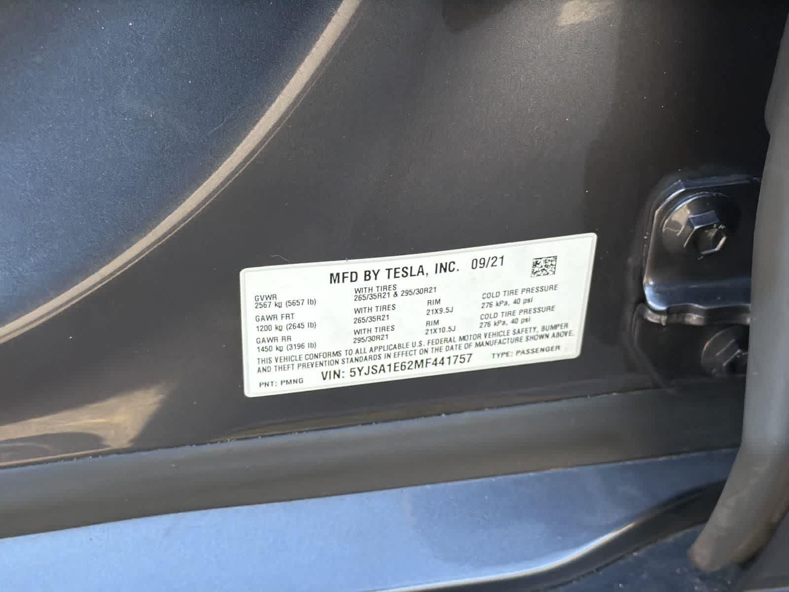 Thumbnail: 2021 Tesla Model S - 9