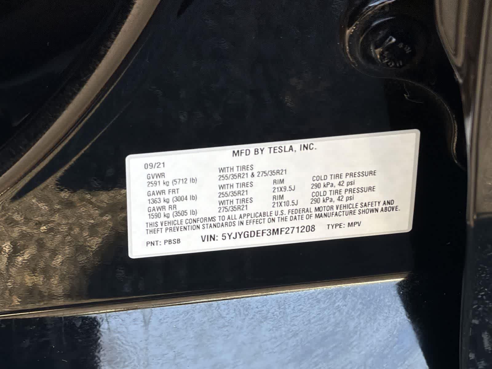 Thumbnail: 2021 Tesla Model Y - 9