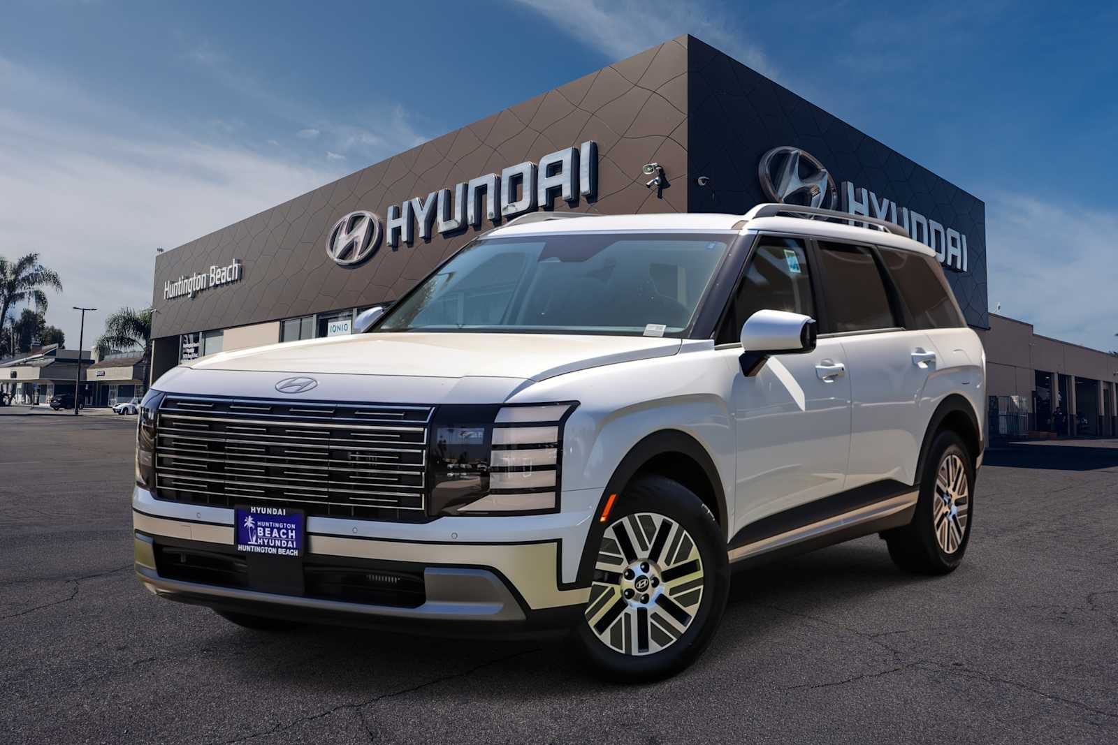 New 2027 Hyundai Palisade Hybrid Blue SEL 7P SUV for sale near you in Huntington Beach, CA