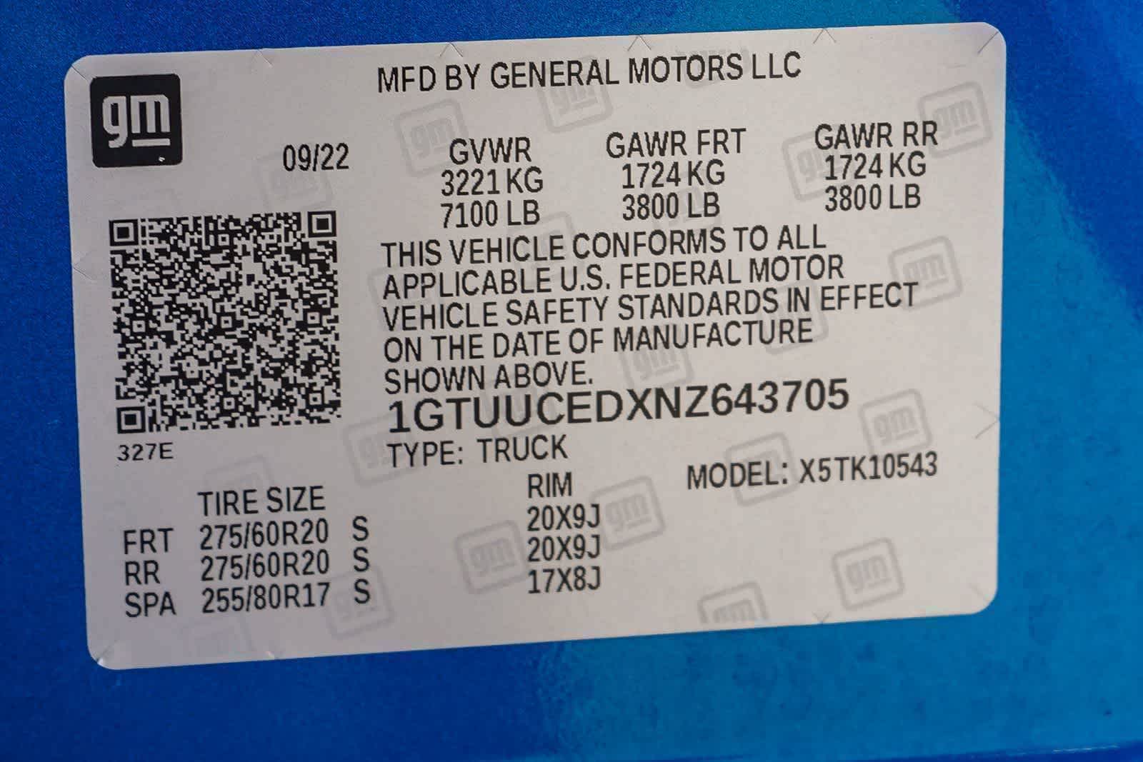 Thumbnail: 2022 GMC Sierra 1500 - 25