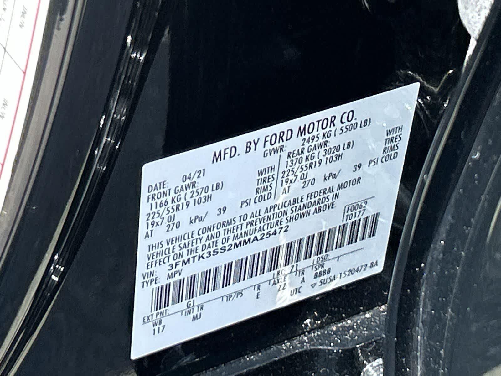 Thumbnail: 2021 Ford Mustang Mach-E - 9