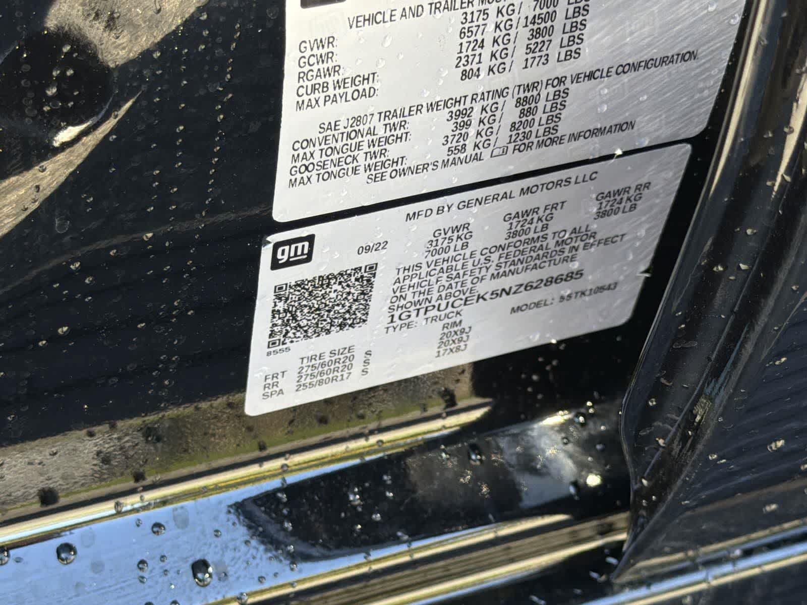 Thumbnail: 2022 GMC Sierra 1500 - 9