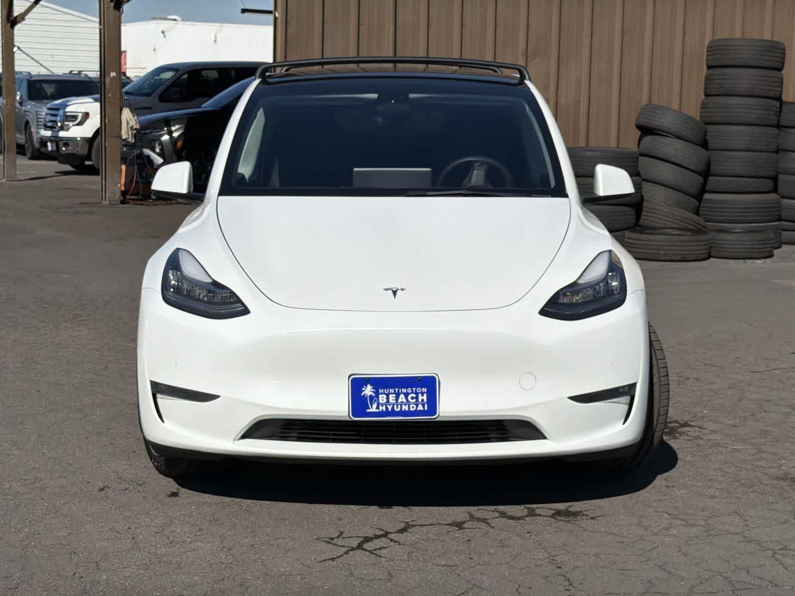 Used 2021 Tesla Model Y Long Range with VIN 5YJYGDEE0MF099842 for sale in Huntington Beach, CA