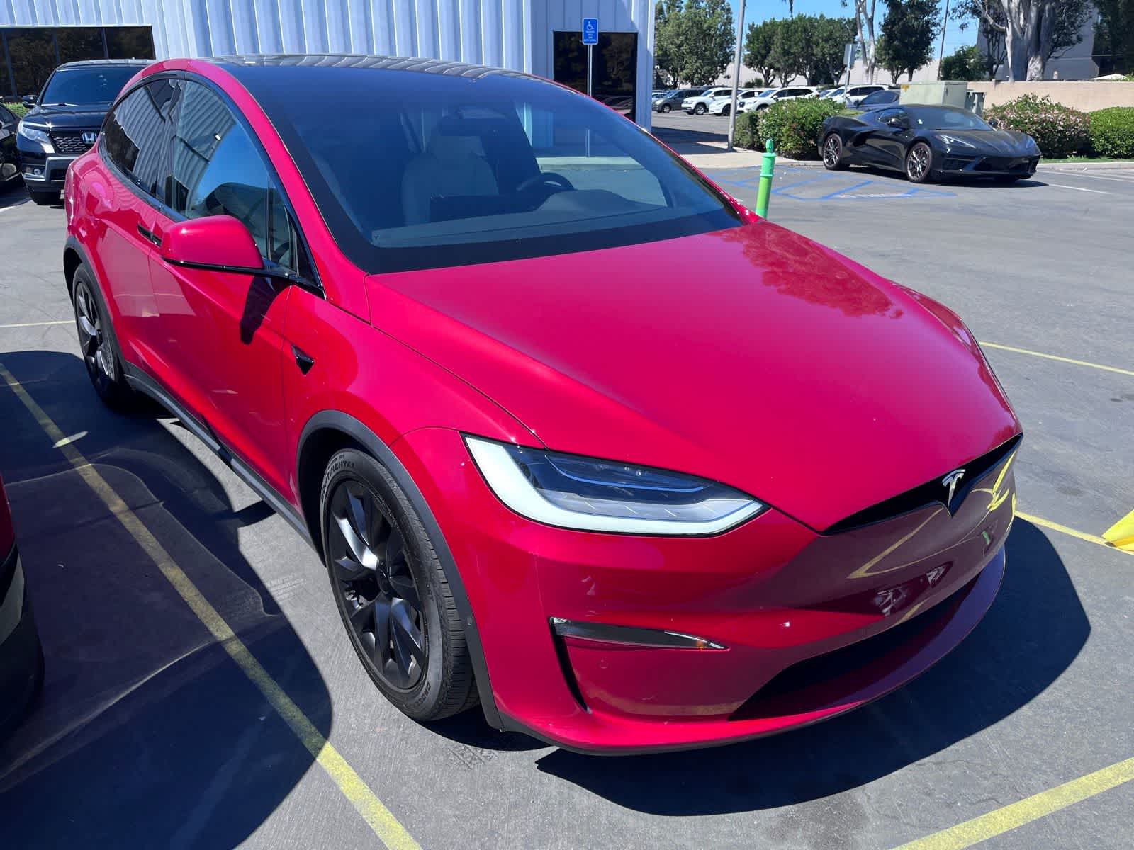 Used 2022 Tesla Model X Long Range with VIN 7SAXCAE56NF364614 for sale in Huntington Beach, CA