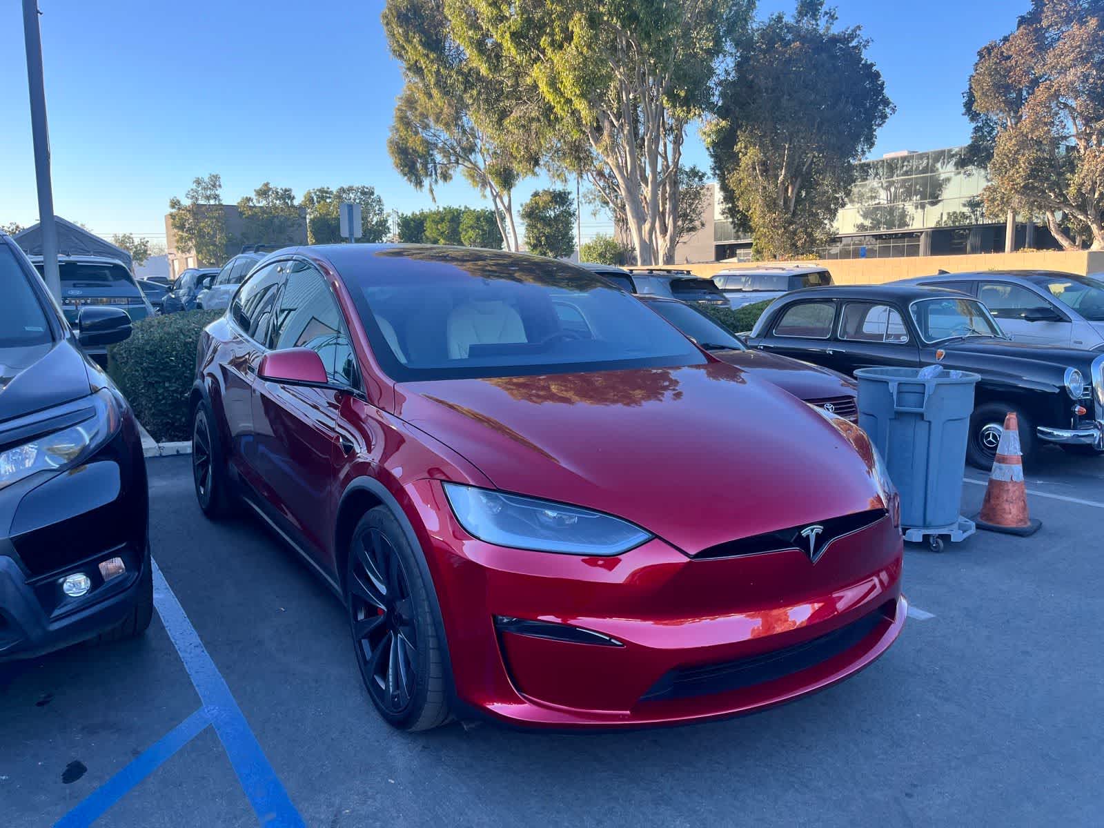 Used 2024 Tesla Model X Plaid with VIN 7SAXCBE68RF449457 for sale in Huntington Beach, CA