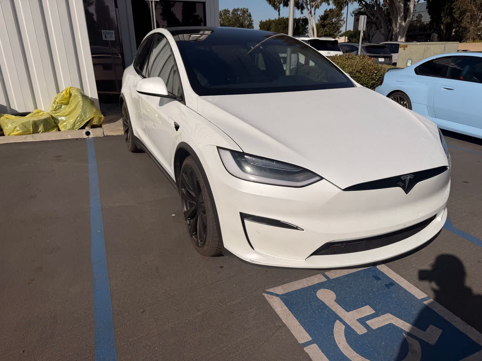 Used 2022 Tesla Model X Long Range with VIN 7SAXCAE52NF344036 for sale in Huntington Beach, CA