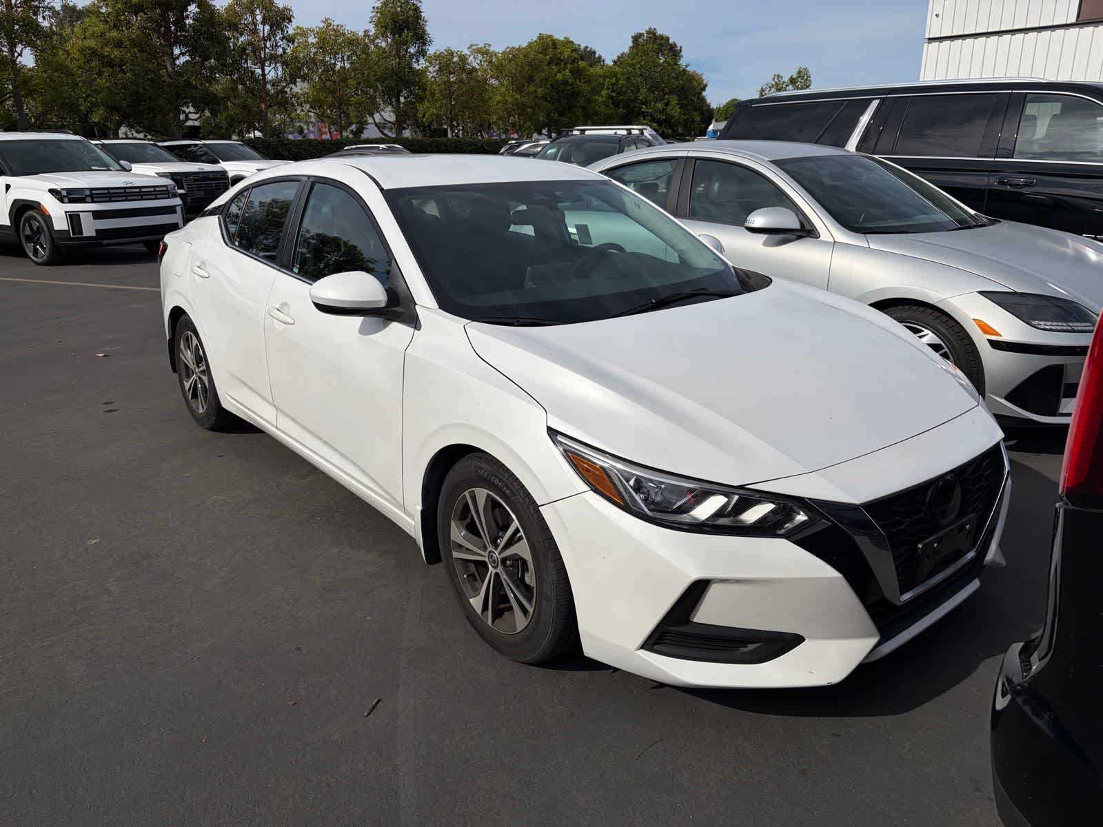 Used 2021 Nissan Sentra SV with VIN 3N1AB8CV2MY206522 for sale in Huntington Beach, CA