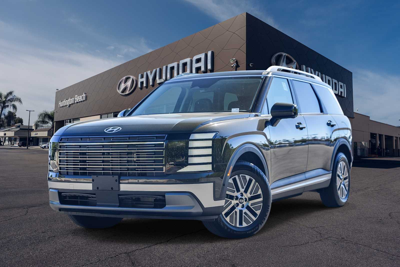 New 2026 Hyundai Palisade Hybrid Blue SEL Premium 7P SUV for sale near you in Huntington Beach, CA