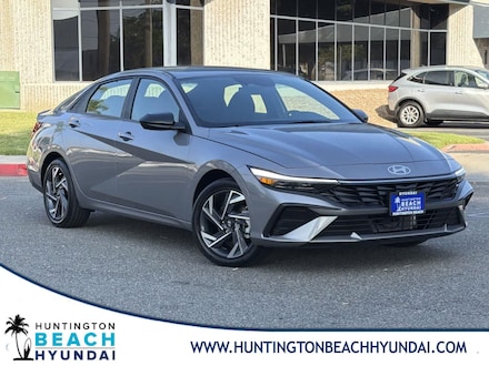 Featured pre-owned 2025 Hyundai Elantra Hybrid SEL Sport Sedan for sale near you in Huntington Beach, CA