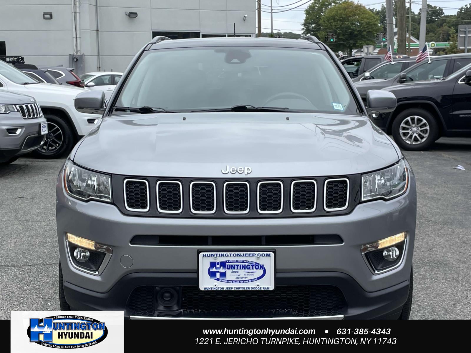 Certified 2021 Jeep Compass Limited with VIN 3C4NJDCB7MT544950 for sale in Huntington, NY