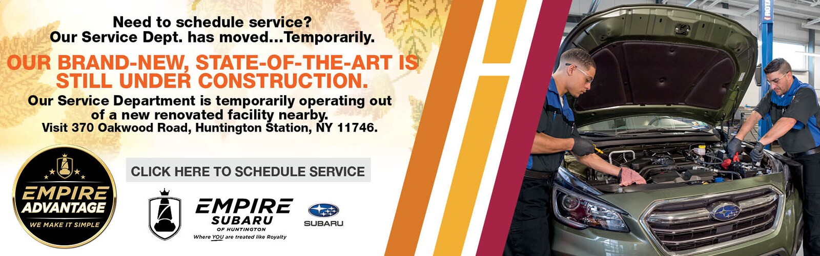 New Subaru & Used Car Dealership Empire Subaru of Huntington