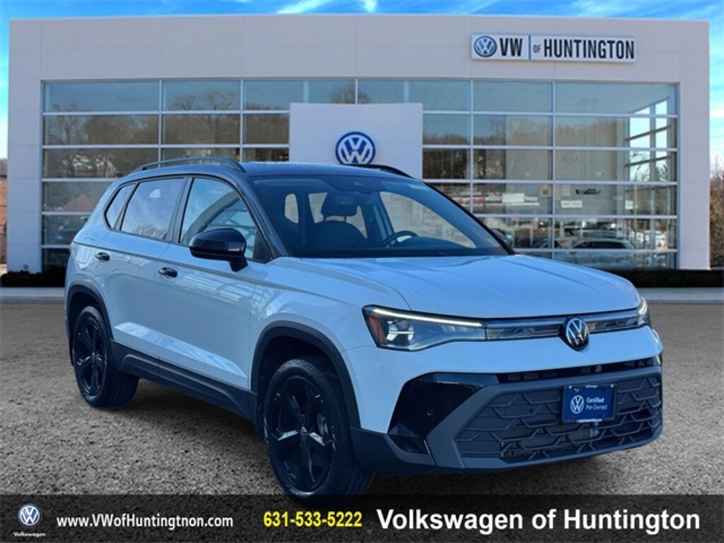 Certified 2025 Volkswagen Taos 1.5T SE Black SUV