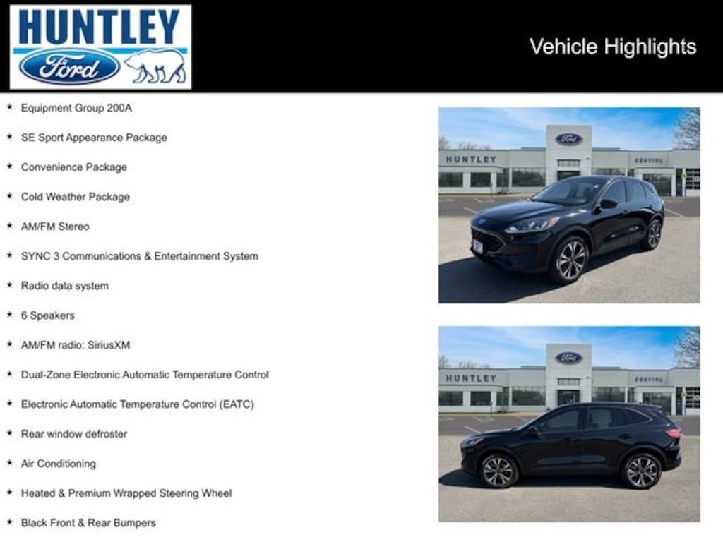 Used 2022 Ford Escape SE SUV