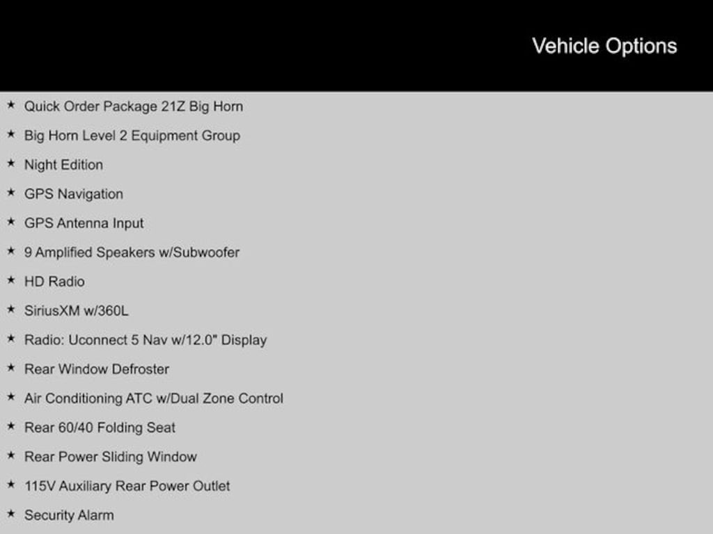 Used 2025 Ram 1500 Big Horn/Lone Star Truck