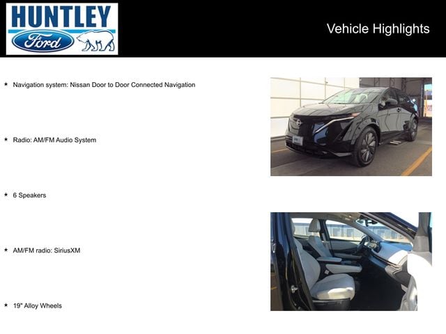 Used 2024 Nissan ARIYA Engage+ with VIN JN1DF0BB0RM740896 for sale in Huntley, IL