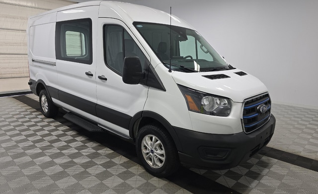 Used 2023 Ford E-Transit Cargo Van Base with VIN 1FTBW9CK0PKB63562 for sale in Huntley, IL