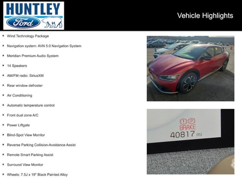 Used 2022 Kia EV6 Wind SUV