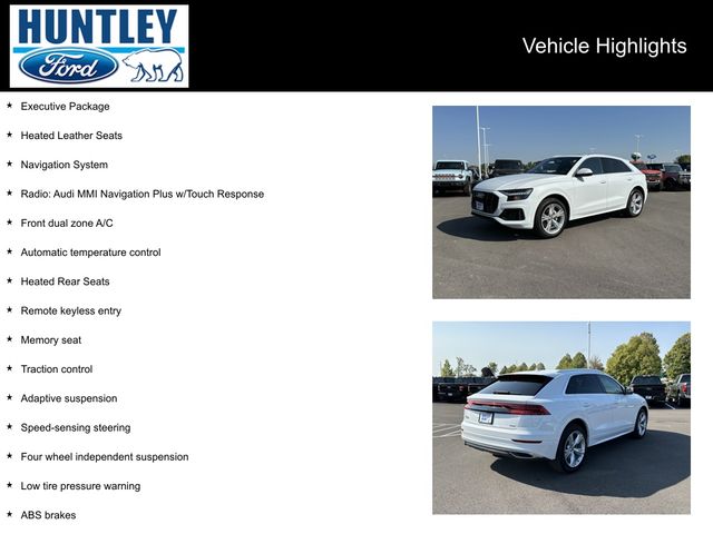 Used 2021 Audi Q8 Premium Plus with VIN WA1BVAF18MD017489 for sale in Huntley, IL