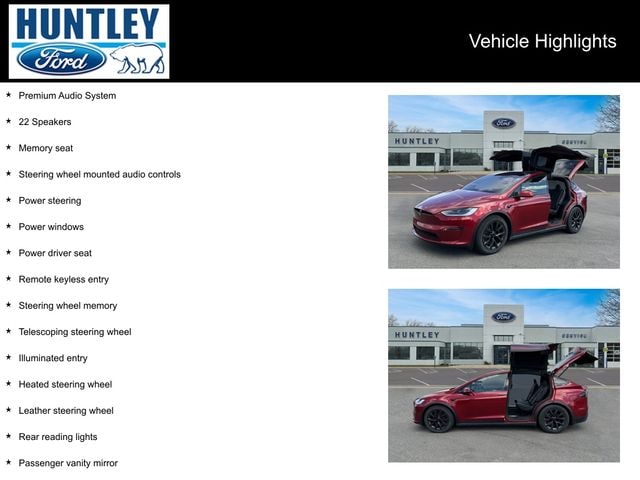 Used 2023 Tesla Model X Long Range with VIN 7SAXCDE57PF415445 for sale in Huntley, IL