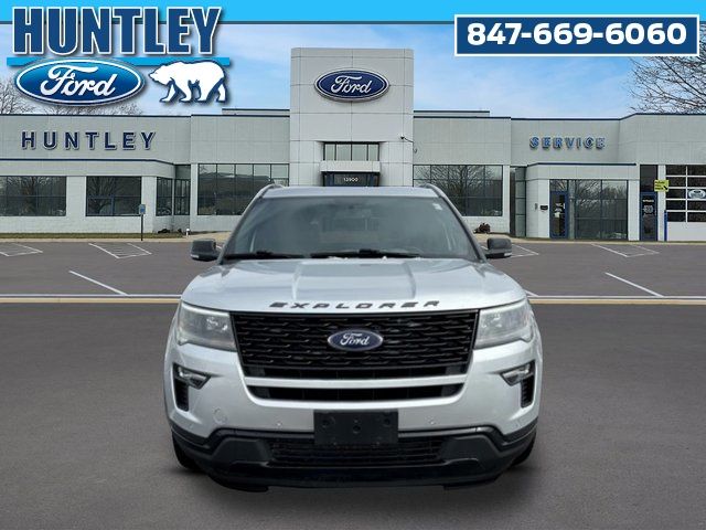 Used 2018 Ford Explorer Sport with VIN 1FM5K8GT9JGA85522 for sale in Huntley, IL