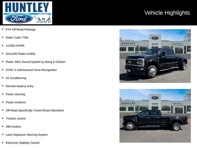 Certified 2023 Ford F-450 Super Duty Limited with VIN 1FT8W4DM1PEC75556 for sale in Huntley, IL