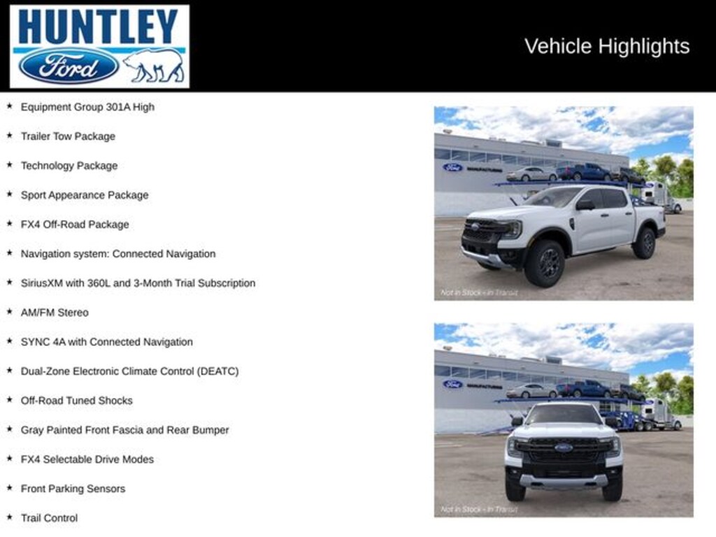New 2026 Ford Ranger XLT Truck