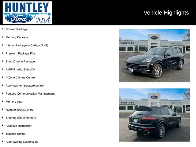 Used 2018 Porsche Cayenne Turbo with VIN WP1AC2A21JLA85095 for sale in Huntley, IL