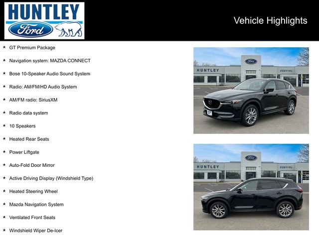 Used 2019 Mazda CX-5 Grand Touring with VIN JM3KFBDM6K0662465 for sale in Huntley, IL