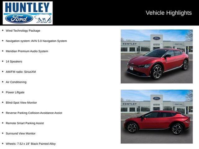 Used 2023 Kia EV6 Wind with VIN KNDC3DLC8P5104069 for sale in Huntley, IL