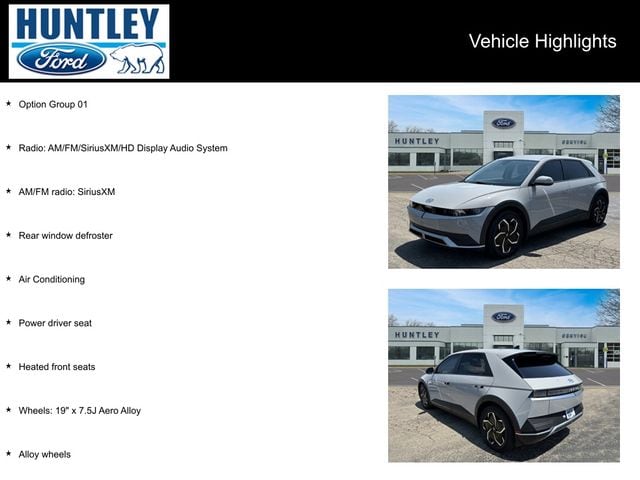 Used 2022 Hyundai IONIQ 5 SEL with VIN KM8KNDAF6NU111880 for sale in Huntley, IL
