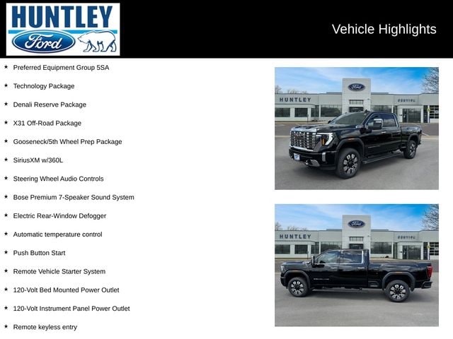 Used 2024 GMC Sierra 2500HD Denali with VIN 1GT49REY0RF168984 for sale in Huntley, IL