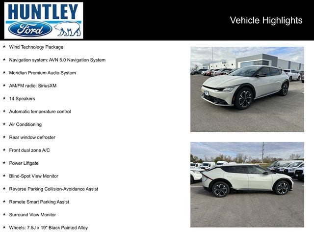 Used 2023 Kia EV6 Wind with VIN KNDC3DLC1P5103572 for sale in Huntley, IL