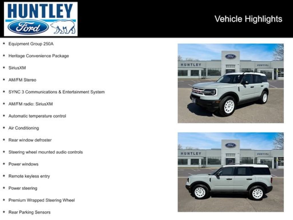 Used 2024 Ford Bronco Sport Heritage SUV