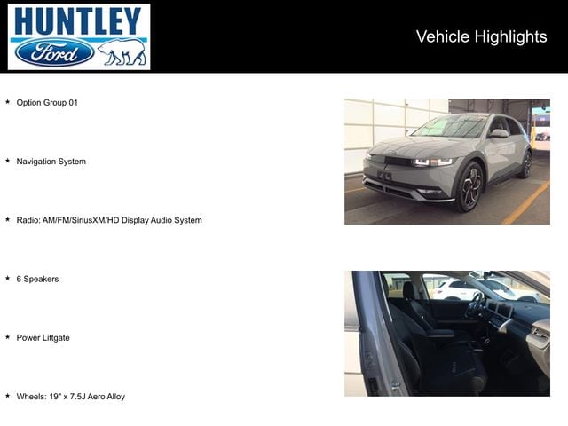 Used 2023 Hyundai IONIQ 5 SEL with VIN KM8KNDAF1PU208830 for sale in Huntley, IL