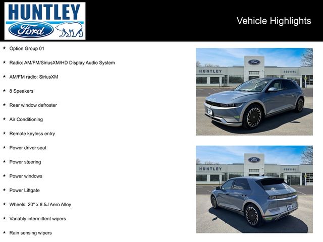 Used 2022 Hyundai IONIQ 5 Limited with VIN KM8KRDAF7NU081762 for sale in Huntley, IL