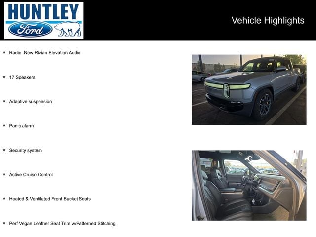 Used 2023 Rivian R1T Adventure with VIN 7FCTGAAA5PN018345 for sale in Huntley, IL