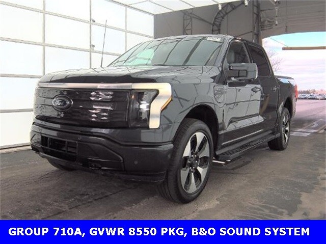 Used 2022 Ford F-150 Lightning Platinum with VIN 1FT6W1EV6NWG02795 for sale in Huntley, IL