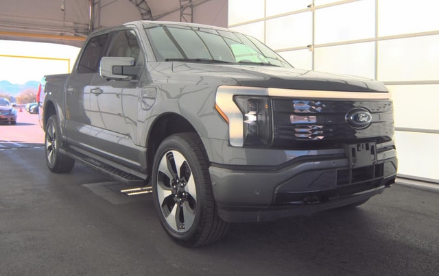 Used 2023 Ford F-150 Lightning Platinum with VIN 1FT6W1EV7PWG53869 for sale in Huntley, IL