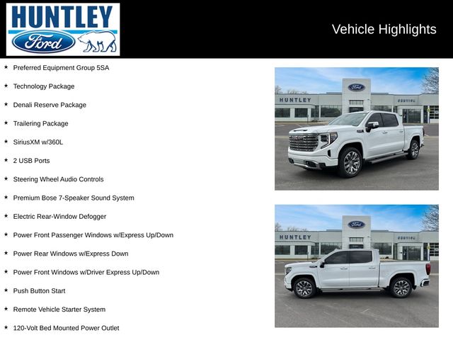 Used 2022 GMC Sierra 1500 Denali Denali with VIN 1GTUUGEL9NZ540807 for sale in Huntley, IL