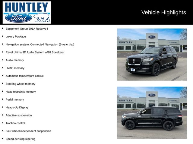 Used 2022 Lincoln Navigator Reserve with VIN 5LMJJ2LT0NEL05522 for sale in Huntley, IL