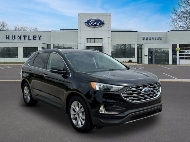 Used 2022 Ford Edge Titanium with VIN 2FMPK4K90NBA75102 for sale in Huntley, IL