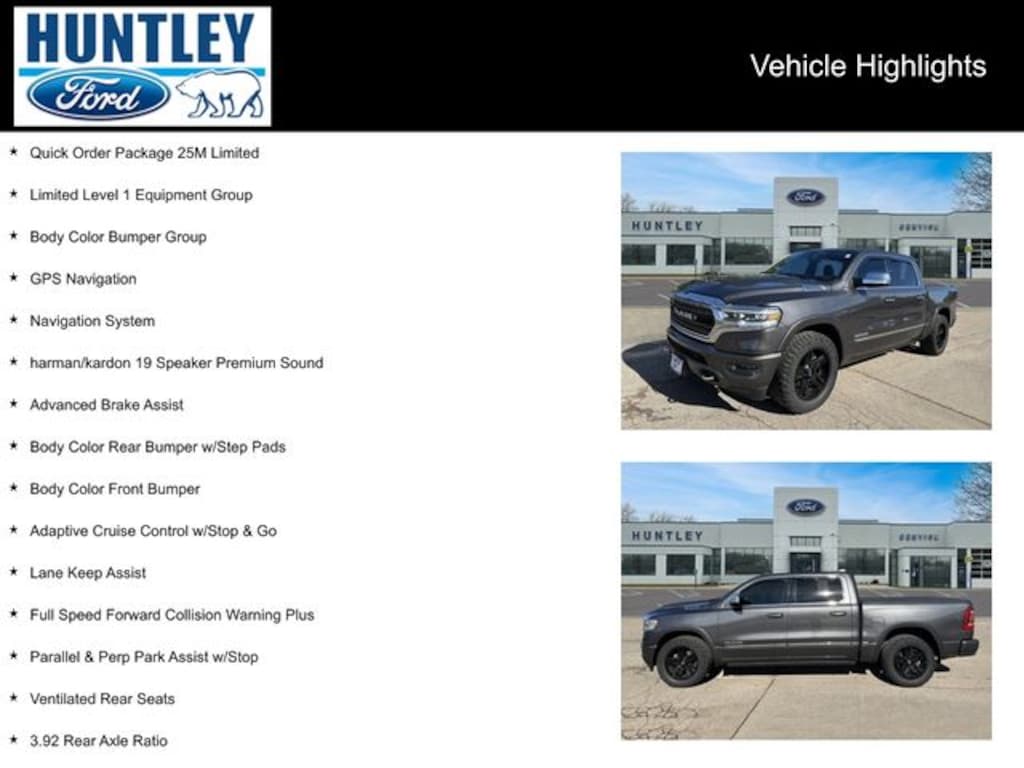 Used 2019 Ram 1500 Limited Truck