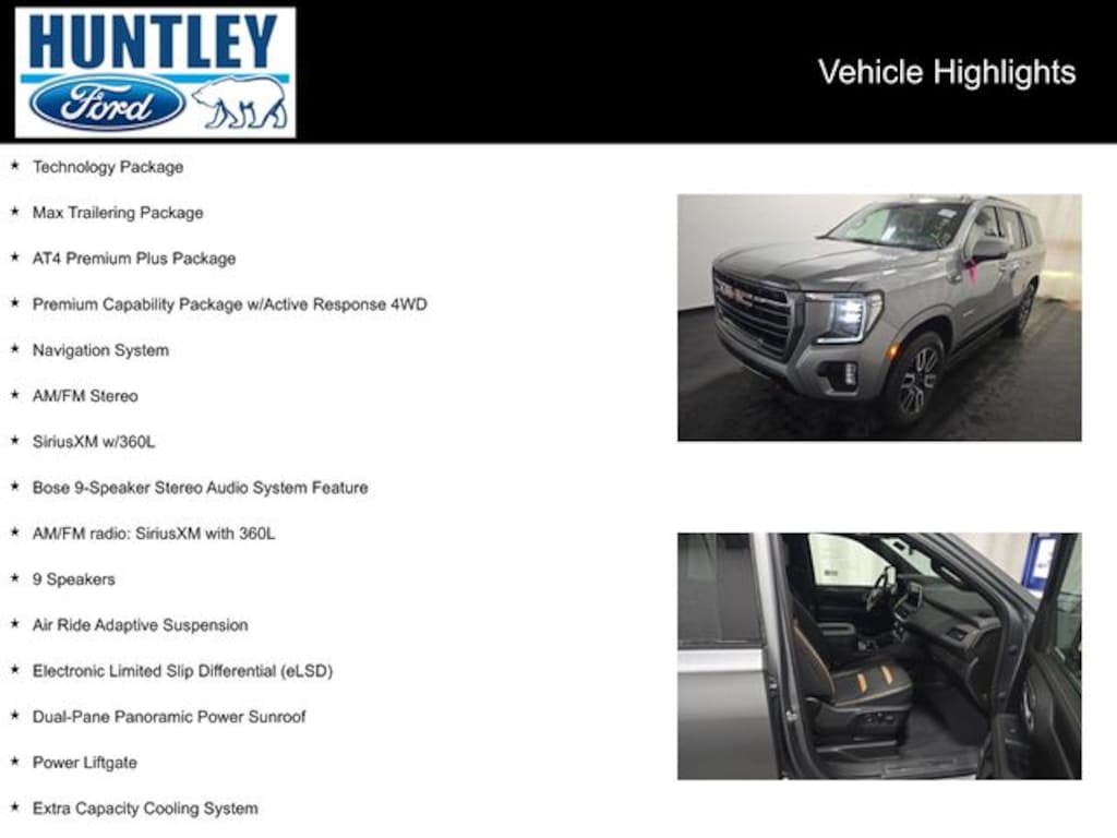 Used 2023 GMC Yukon AT4 SUV