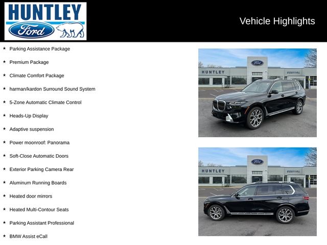 Used 2023 BMW X7 40i with VIN 5UX23EM03P9P19870 for sale in Huntley, IL