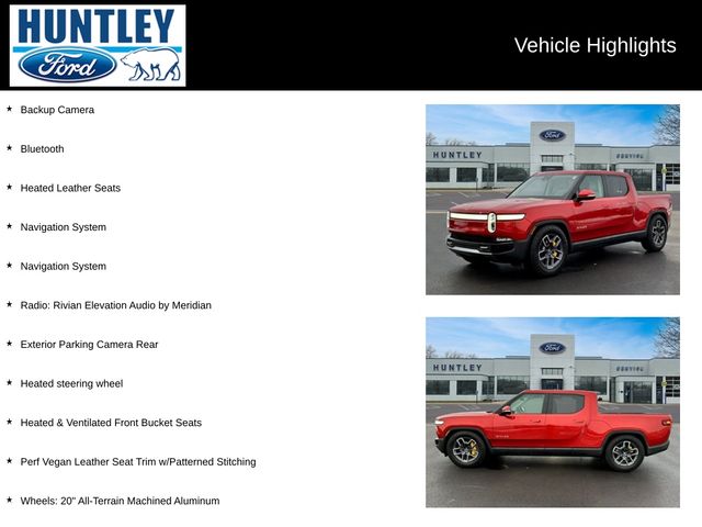 Used 2023 Rivian R1T Adventure with VIN 7FCTGAAL8PN024710 for sale in Huntley, IL