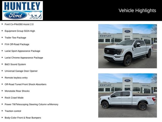 Certified 2021 Ford F-150 Lariat with VIN 1FTFW1E83MKE01436 for sale in Huntley, IL